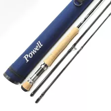 Powell Timax 908-3 Fly Fishing Rod. W/ Tube.