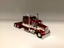 NEW DCP CANDY APPLE RED & WHITE KENWORTH W900L 86" W/ 310” FRAME SHOW PARTS