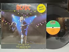 AC/DC Let's Get It Up Back In Black Maxi Single Vinyl LP Atlantic 1981 12in 45rp