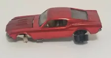 Vintage Hot Wheels Redline Car 1968 Custom Mustang Mattel Red PARTS/REPAIR