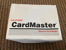 Clean Califone Cardmaster Magnetic Card Reader Series 2000 Model 2020 ~ W/ Cover