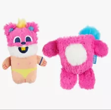 New Bark Box " Murray The Furry " 2 Pc. Dog Toy Naked Man Dressed as Plushy