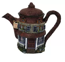 Vintage Hometown Teapot Cottages “Quill For sale”