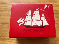 Vintage OLD SPICE SHAVING MUG with SOAP Ship Recovery Salem SHULTON in box