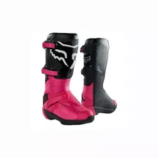 Fox Racing - Comp Womens Off Road Dirt Bike Motocross Riding Boots - Black/Pink