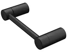 Matte Black Pivot Toilet Paper Holder for Bathroom, Wall Mount Toilet Roll Dispe