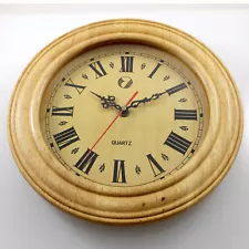 Vintage Classic Wooden Wall Clock In Packaging NEW