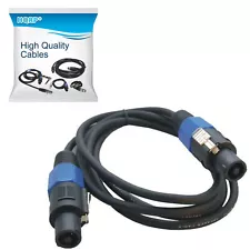 HQRP Speakon to Speakon M/M Cable for QSC GX7 PLX1602 PLX3602 RMX1450a RMX5050a