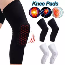 Compression Long Sleeve Support Leg Knee Pad Brace Elbow Guards Protective Gear