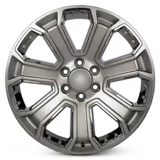 New Wheel For 2015-2023 Chevrolet Tahoe 22 Inch Silver Alloy Rim (For: 2017 Chevrolet Tahoe)