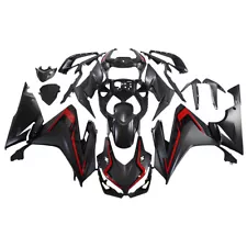 ABS Fairings for Honda CBR500R 2019 2020 2021 Black Red Injection Bodywork Cowl (For: 2020 Honda CBR500R)