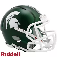 *SALE* MICHIGAN STATE SPARTANS SPEED MINI NCAA FOOTBALL HELMET RIDDELL!