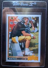 1991 UPPER DECK #13 BRETT FAVRE ROOKIE CARD RC ATLANTA FALCONS PACKERS HOF MINT