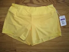 RABBIT RUNNING women's Small HOPPER 4" Mid Rise Relaxed Shorts SNAPDRAGON