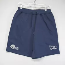 Sale Sharks Shorts Adult Medium Blue Drawstring England Samurai Rugby Gear Mens