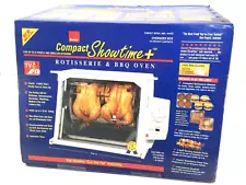 NEW SEALED Rotisserie CounterTop Ronco Showtime+ Plus BBQ Oven Model 3000