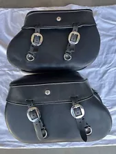 2000-2017 Harley Davidson Softail Deluxe Leather Pro Saddlebags Leatherpros Pair