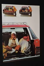 1972 CHEVY CAPRICE KINGSWOOD ESTATE WAGON ORIGINAL DEALER SALES BINDER INSERT AD (For: Chevrolet Caprice)