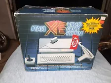 NEW IN BOX Atari XE System Console Keyboard Cables Gun Games 2 extra unopened ga