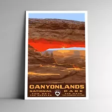 Canyonlands National Park Travel Poster / Postcard Utah USA Multiple Sizes