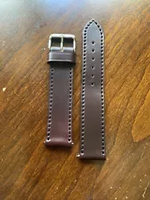 Horween Shell Cordovan 20mm Watch Strap Color 8