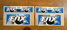 FORD RAPTOR FOX SHOCKS 9 STAGE INTERNAL BYPASS BV DECALS STICKERS PACK SET NEW