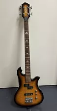 B.C. Rich Eagle Masterpiece Bass 4-String Bass Guitar Sunburst