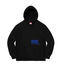 Supreme Junya Watanabe Comme Des Garcons Man Hooded Sweatshirt Size Large Black