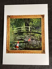 BANKSY - Show me the Monet large postcard / print from Sotheby’s auction- banksy