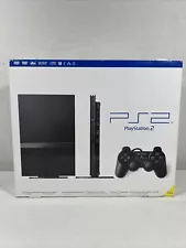 (SEALED) (NEW)ð¥ Sony PlayStation 2 Slim - Charcoal Black - SCPH-70012 -NICE BOX