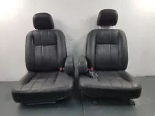 2006 Grand Marquis / Crown Vic Victoria Leather Power Front Seat Set #0843 M3