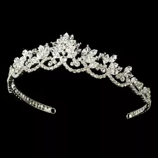 Vintage Inspired Swarovski Crystal Rhinestone Bridal Wedding Prom Pageant Tiara