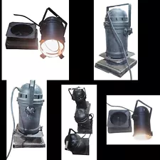 Black Professional Stage Lights With Light Blocker/Covers 21.5" Tall X 11" Wide