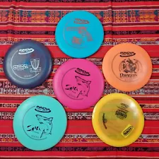 Innova Disc Golf Lot Of Six Frisbees Discs Colt Shark Avaiar Dragon Boss Driver