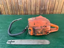 Vintage HUSQVARNA 181 SE Chainsaw Chain Saw FOR PARTS