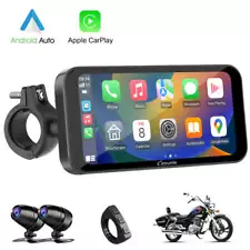 Carpuride W603 Wireless Carplay Android Auto Moto Stereo W/HD 1080P Dual Cameras