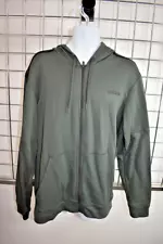 Adidas Green Hooded Men's Active Zipper Jacket Size XLarge On Sale