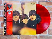 BEATLES FOR SALE EAS-70133 JAPAN Limited Original MONO RED WAX w/OBI Fast