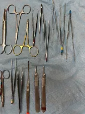 Assorted used surgical instruments for sale