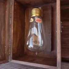 Antique Vintage 1903 Edison Light Bulb Lamp (Filamento de Carbono)