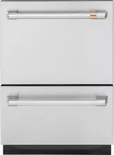 NIB Cafe CDD420P2TS1 24" Fully Integrated Double Drawer Dishwasher