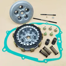 Clutch Plates Kit Hub Outer Pressure Plate & Gasket for Yamaha Blaster YFS200