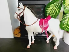 New ListingOur Generation Camarillo White Large Horse For 18" Dolls Equestrian