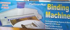 Platform Plus Binding Machine for Scrapbooking, Reports, & More Up to 100 Sheets