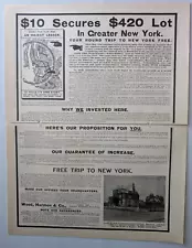 100th St Brooklyn Land Lots For Sale New York City 1901 Outlook Ad ~12x9.5"