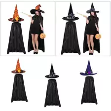 Halloween Witch Costume Set for Stage Performances Carnival Themed Parties