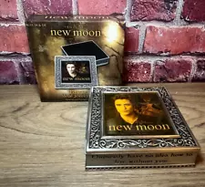 TWILIGHT SAGE MEMORABILIA METAL TRINKET JEWELRY BOX NEW MOON EDWARD CULLEN 4.25"