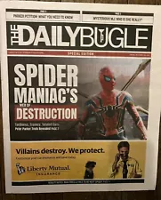 SPIDER-MAN THE DAILY BUGLE NEWSPAPER SPECIAL EDITION NYC NO WAY HOME 2021