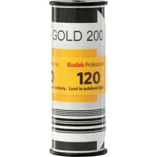 Kodak Professional Gold 200 Color Negative Film (120 Roll Film, 1 Roll)