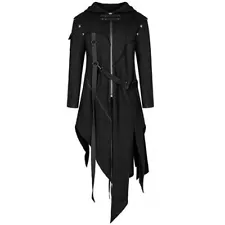 Medieval Halloween Retro Jacket Men's Gothic Assassins Coat Costume Cosplay